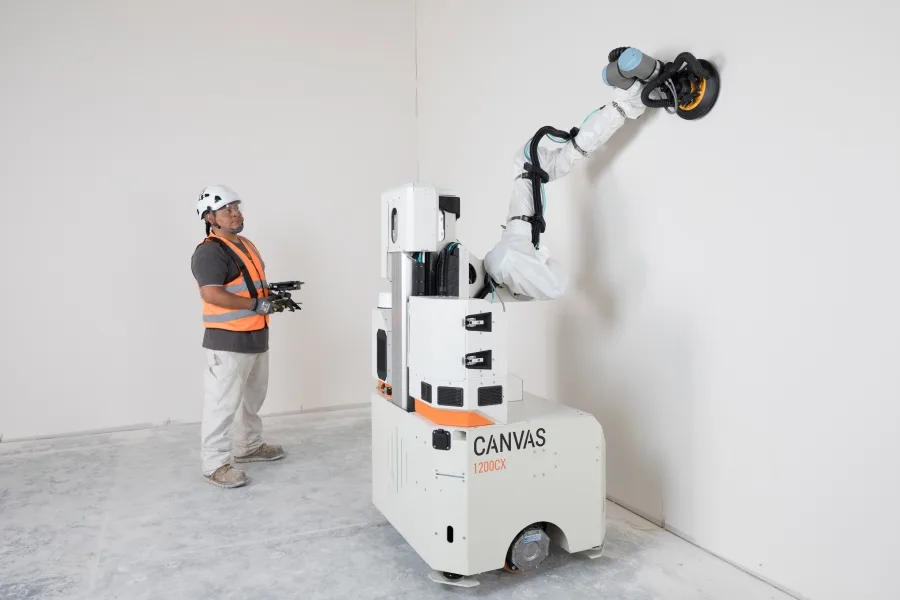 Canvas Drywall Robot