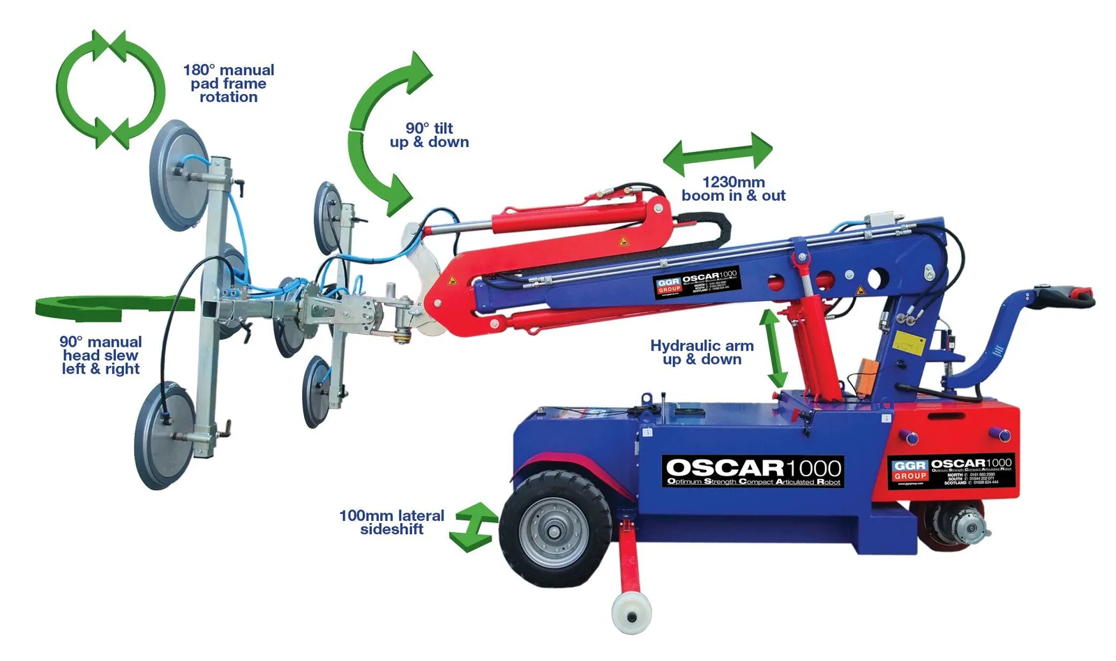Industrial Glass Handling Glazing Robot