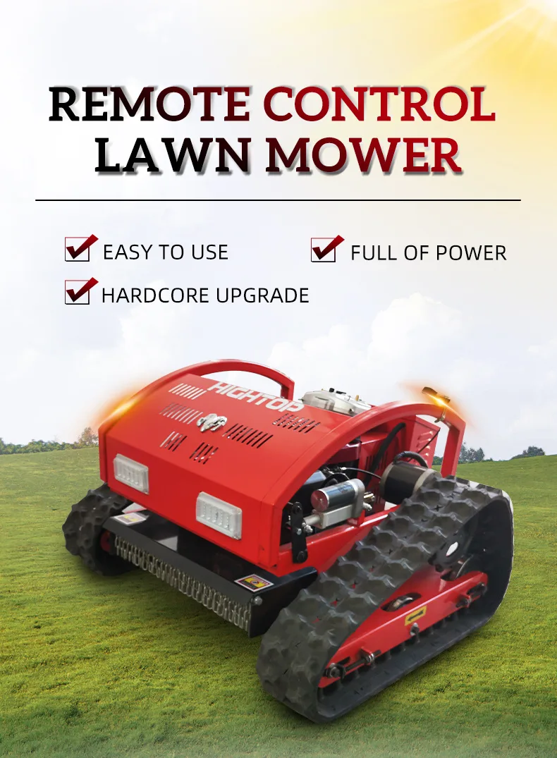 Low Price Remote Control Walking Small Crawler Garden Lawn Mower