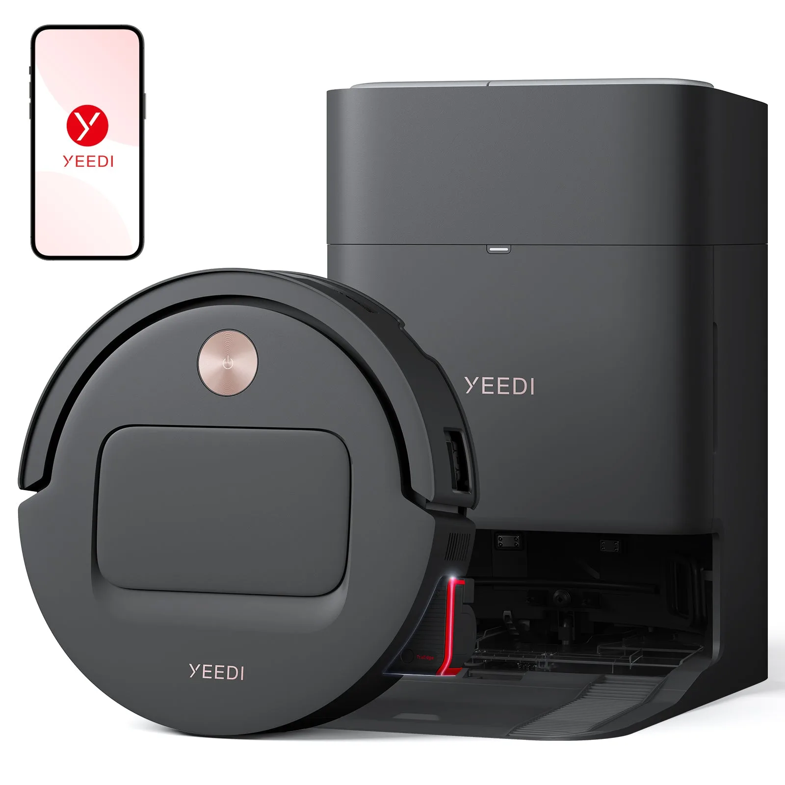 YEEDI M14 PLUS Black Robot Vacuum & Mop
