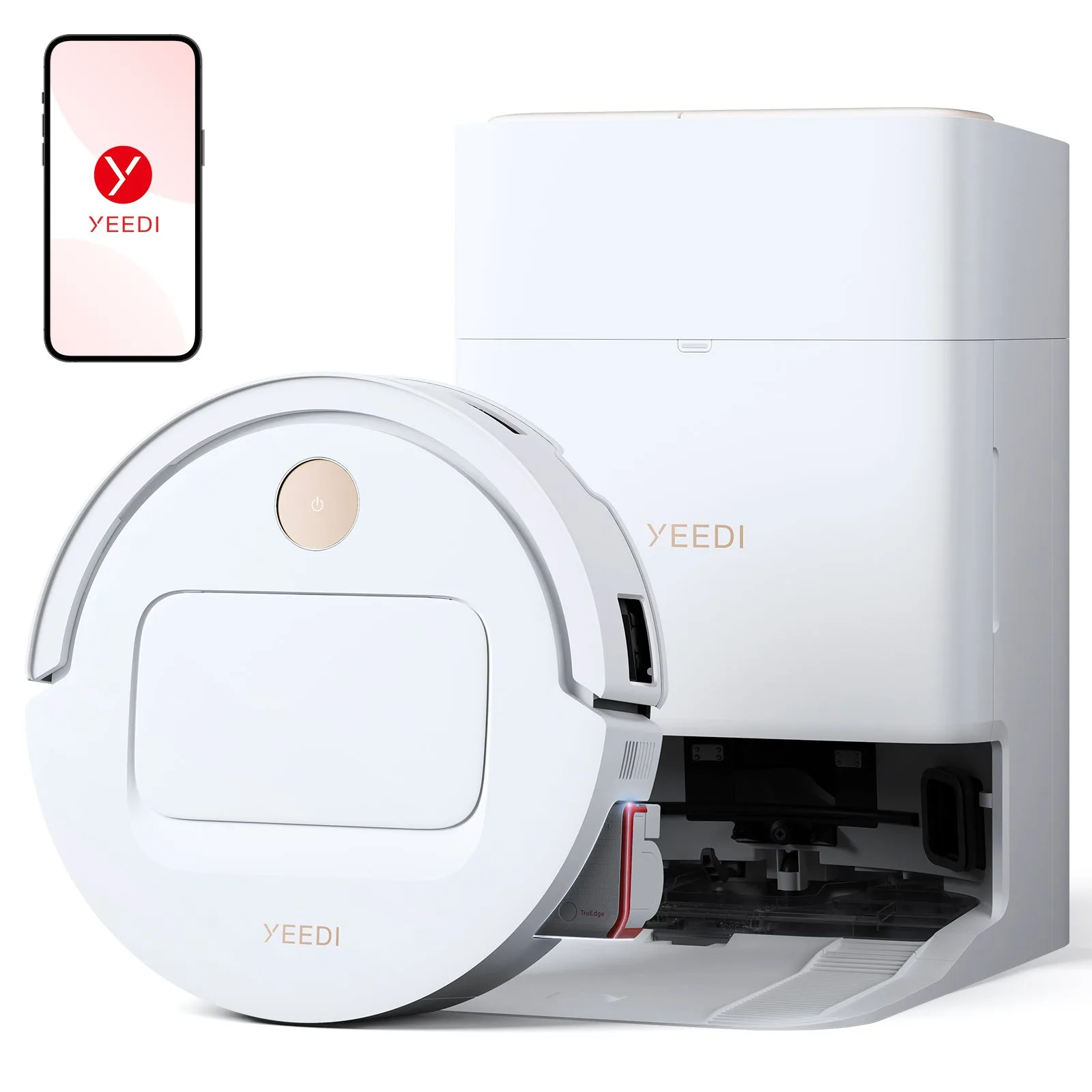 YEEDI M14 PLUS White Robot Vacuum & Mop